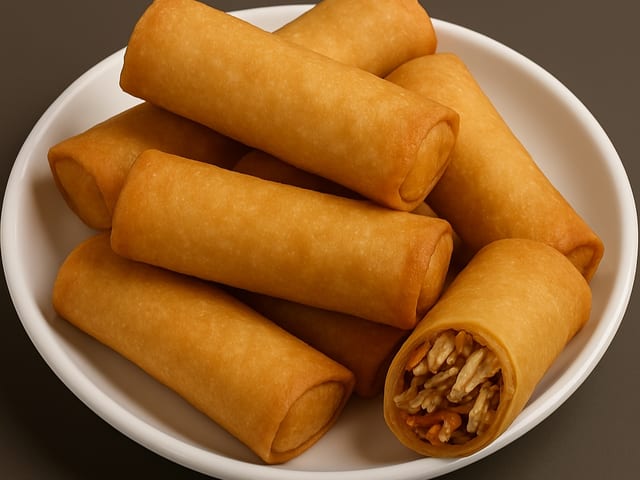 Chicken+ Vegetable Spring Roll.