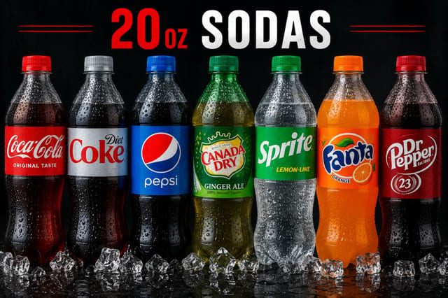 20 Oz Bottle Soda.