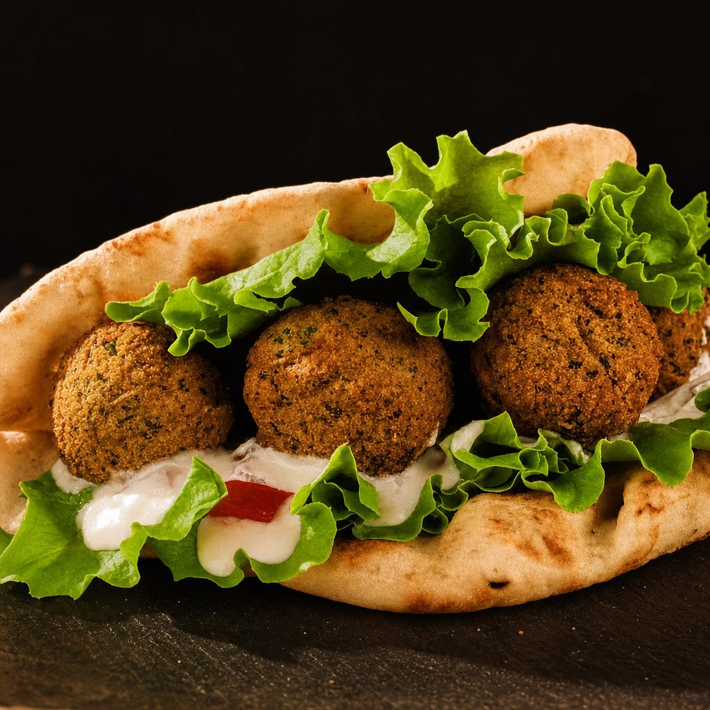 #30 Falafel Wrap Sandwich Only.