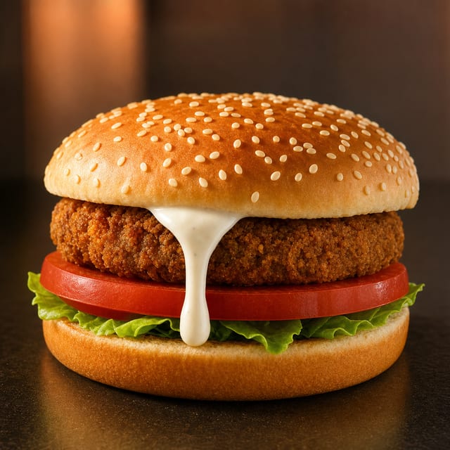 #36 Falafel Burger Only.