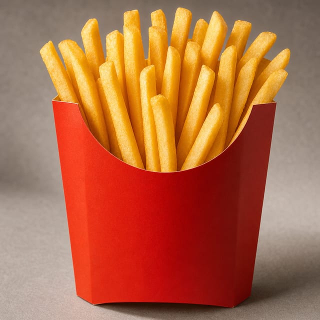 #72 Large Fries.