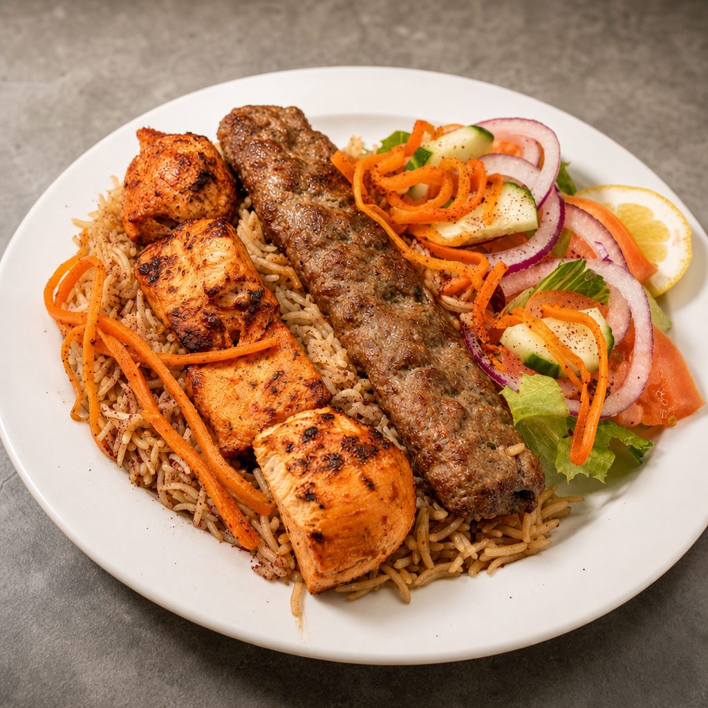 #10 Chicken Tikka & Beef Kofta.