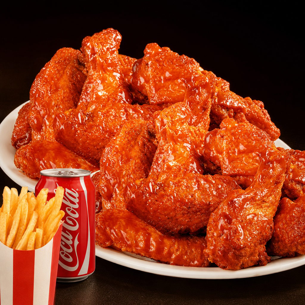 6PCS Special Buffalo Wings Any Flavor.