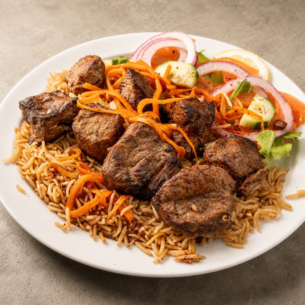 #2 Lamb Tikka Kabob.