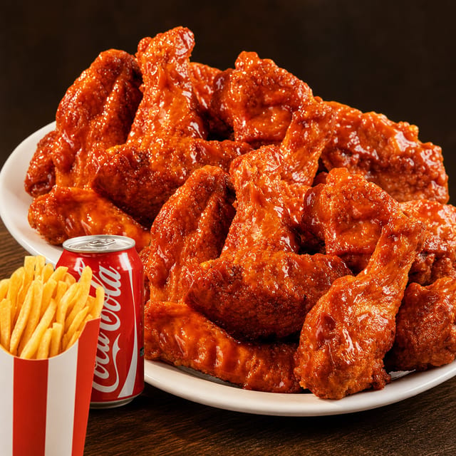 15 PCS Special Buffalo Wings Any Flavor.