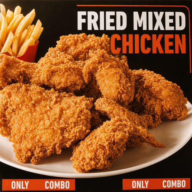 2pcs Mixed Chicken Only.