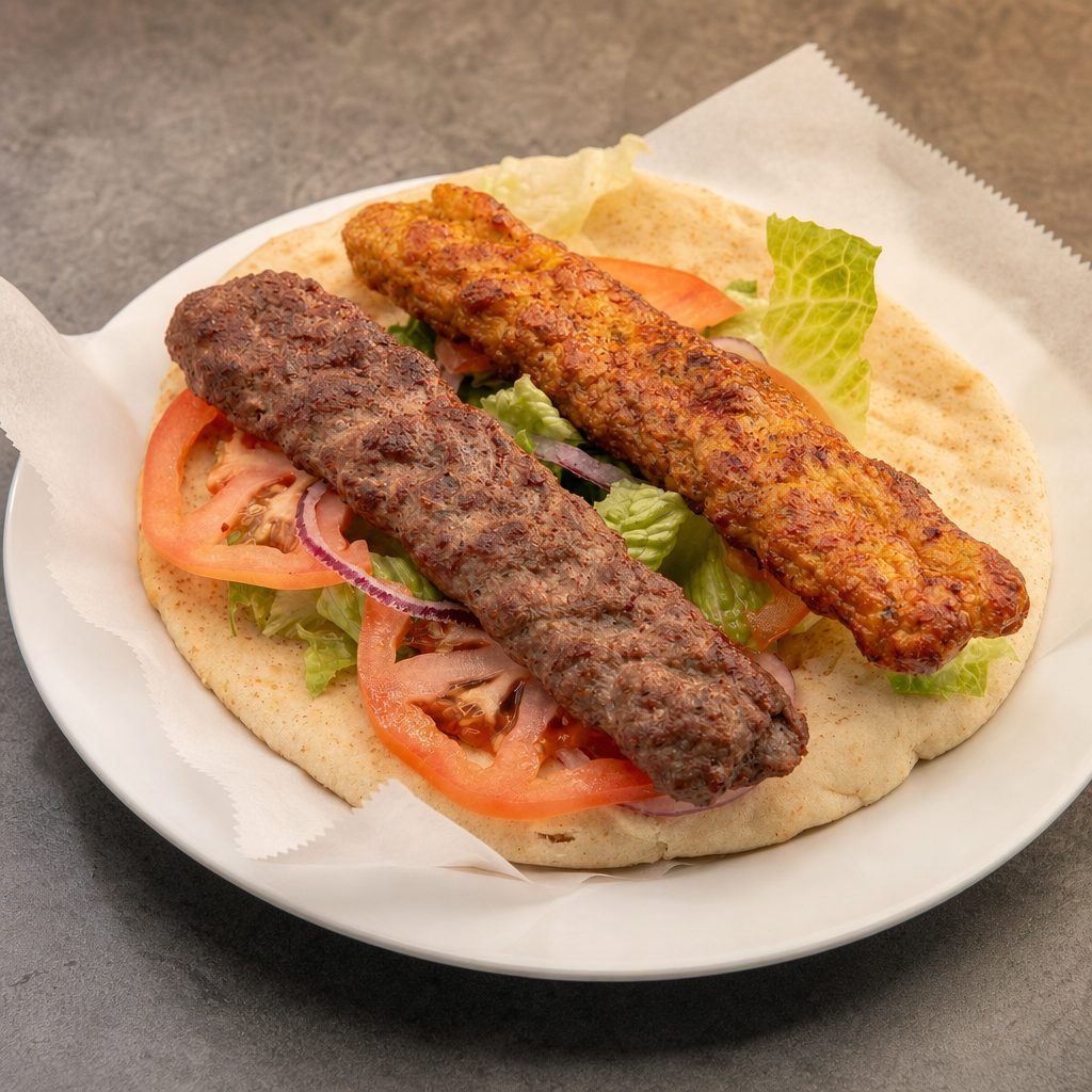 #52 Mixed Kofta Roll (Only)beef +chicken\Before. #41.