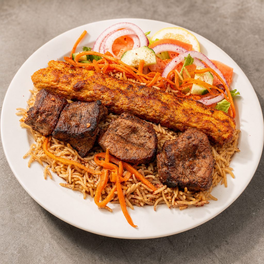 #8 Lamb Tikka & Chicken Kofta.