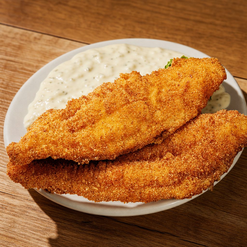 #19 Fried Fish Only 2PCS, Swai Or Tilapia.