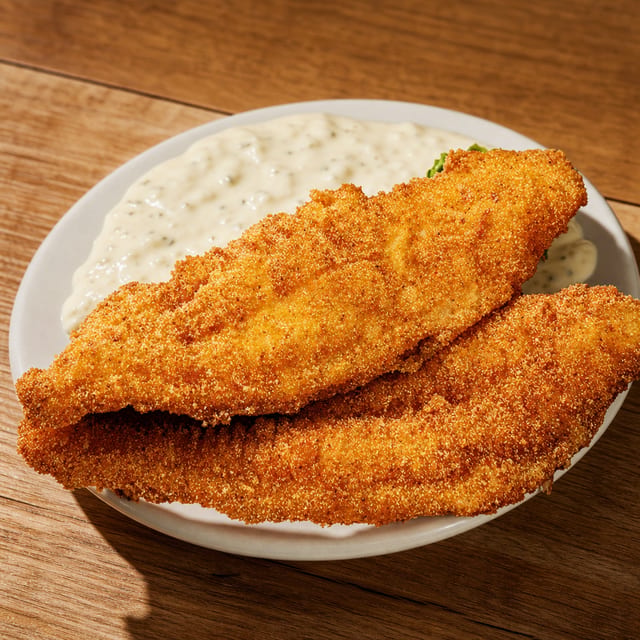 #19 Fried Fish Only 2PCS, Swai Or Tilapia.