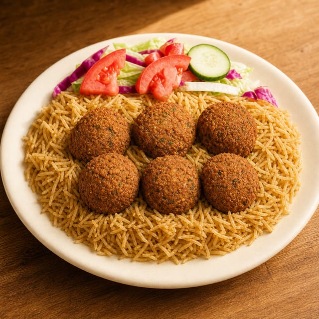 #62 Falafel Platter.