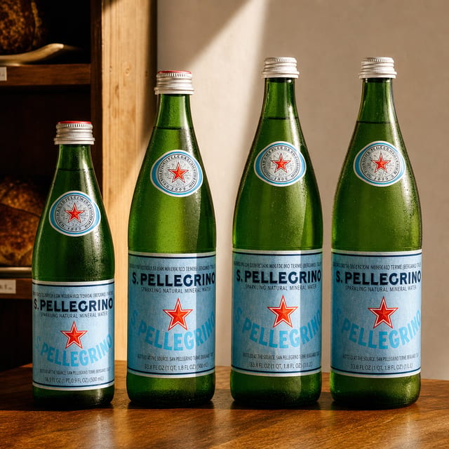 Bottled Sparkling Water.