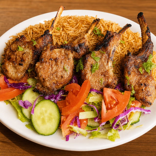 #6 4 Lamb Chops.