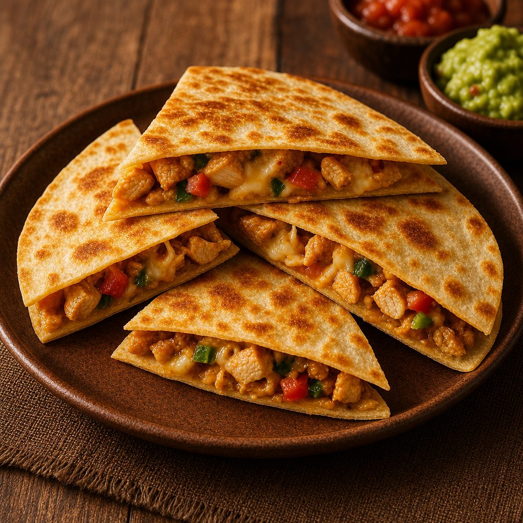 Chicken Quesadilla 3pcs Combo.
