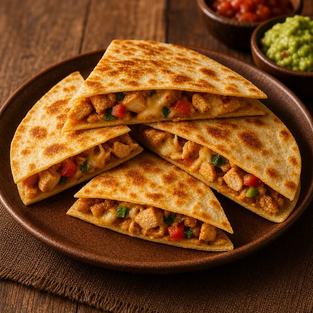 Chicken Quesadilla 3pcs Combo.