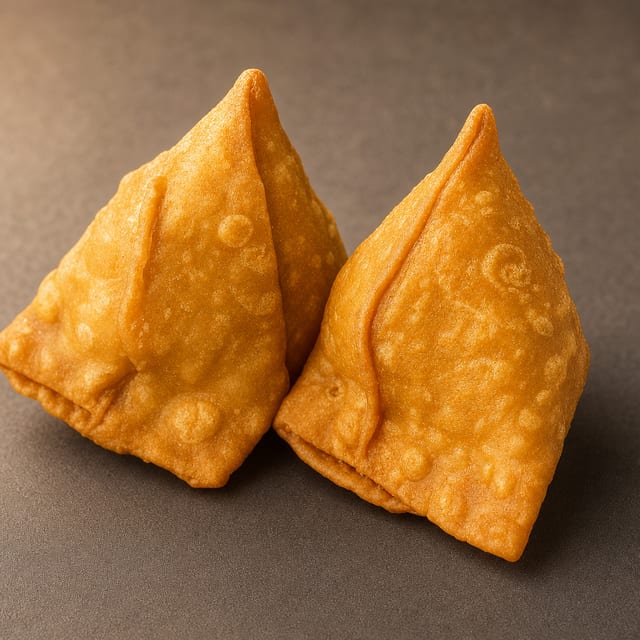 #63 Veggie Samosa (One Each).